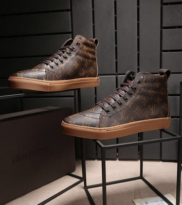 LV High-Top Fashion Men Shoes--098